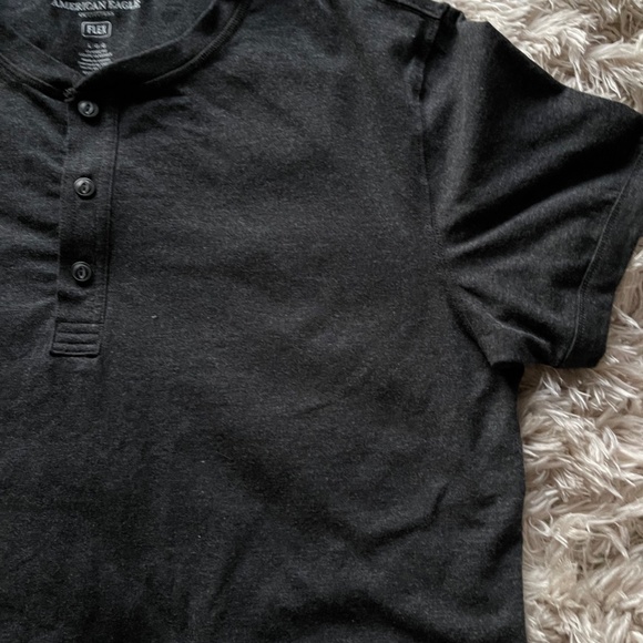 American Eagle Outfitters Men's Short Sleeve T-Shirt Size L Dark Gray - Picture 3 of 6